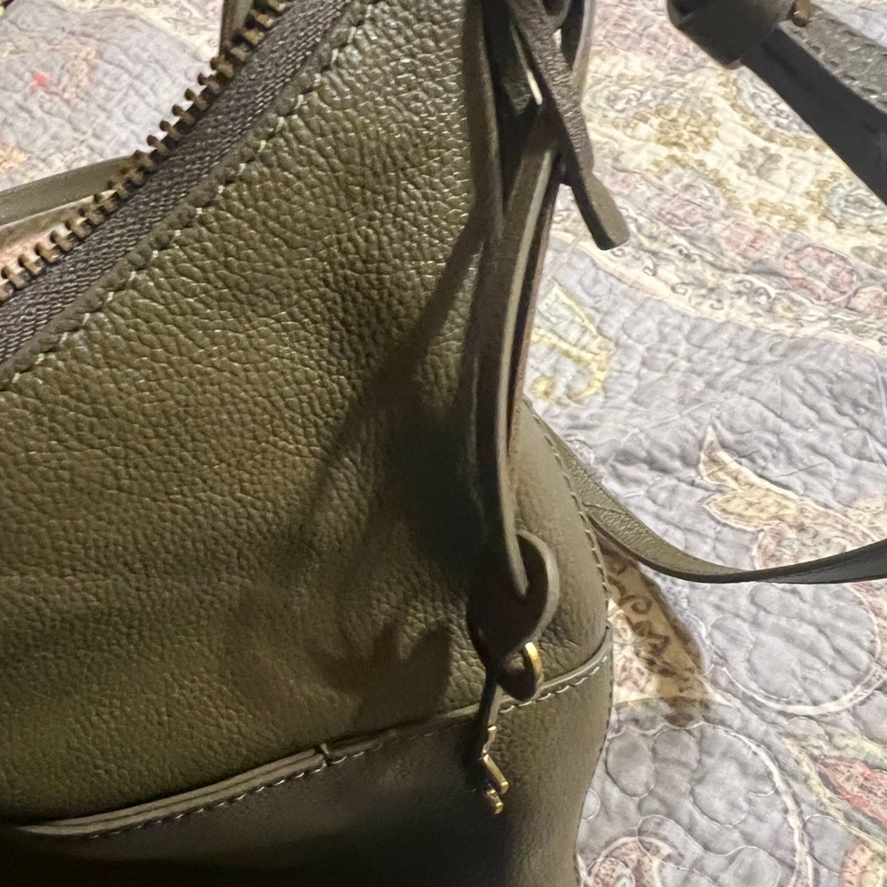 Fossil Olive Green Leather Talulla Shoulder Bag - Picture 10 of 15